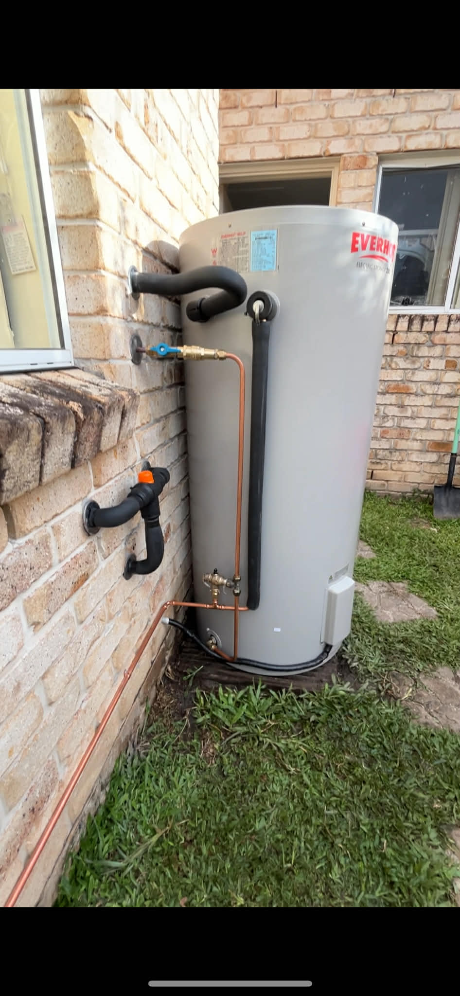 Hot water system installation